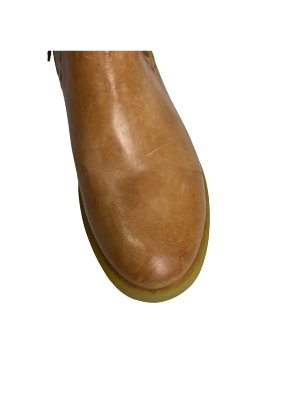 Roan by Bed Stu Genuine Leather Hostile Chelsea Boots Women 7.5 Brown Zip Bootie